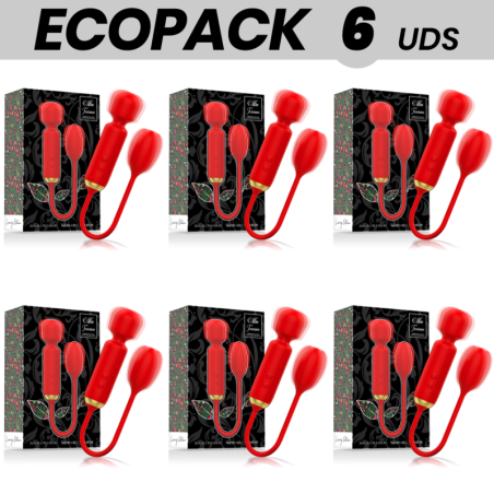 ECOPACK 6 UDS - MIA TOSCANA DOUBLE PLEASURE WAND HUEVO VIBRADOR