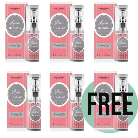 LIONA BY MOMA - VIBRADOR LIQUIDO EXCITING GEL 15 ML 51 GRATIS