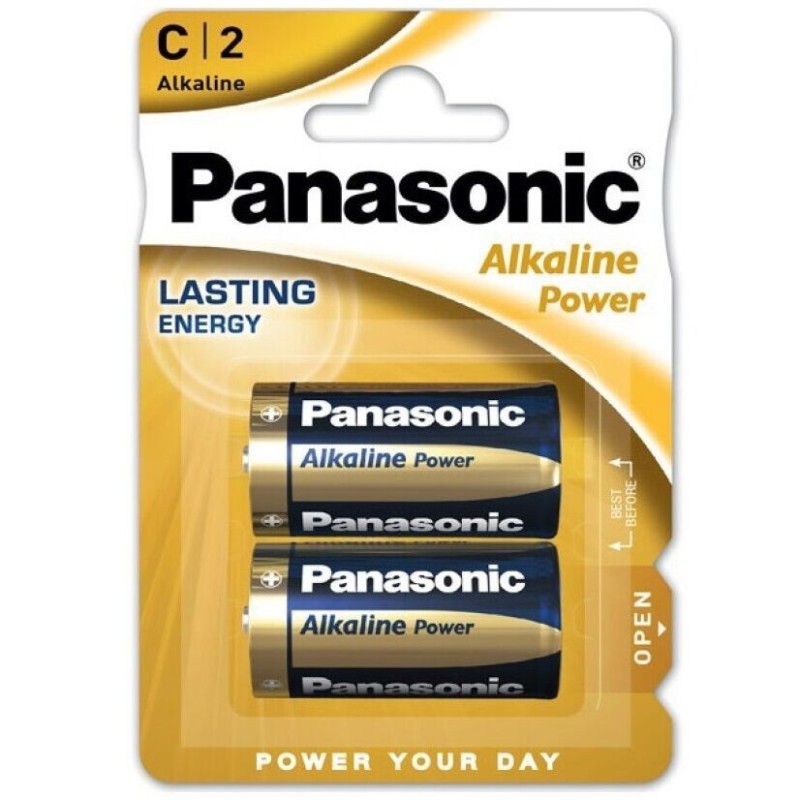 PANASONIC - BRONZE PILA ALKALINA C LR14 BLISTER2