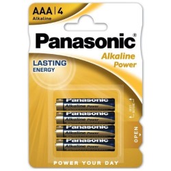 PANASONIC - BRONZE PILA ALCALINA AAA LR03 BLISTER4