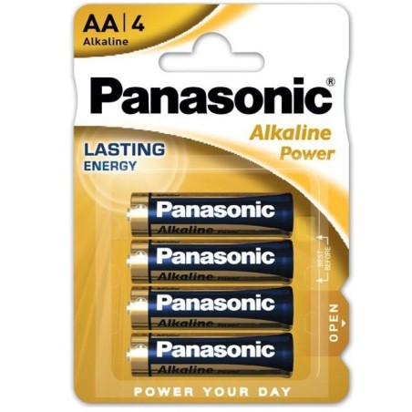 PANASONIC - BRONZE PILA ALCALINA AA LR6 BLISTER4