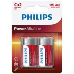 PHILIPS - POWER ALKALINE PILA C LR14 BLISTER2