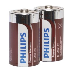 PHILIPS - POWER ALKALINE PILA D LR20 BLISTER2