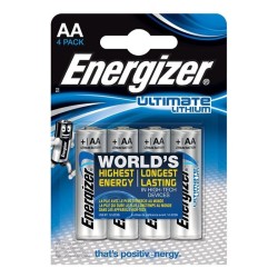 ENERGIZER - ULTIMATE LITHIUM PILA LITIO AA L91 LR6 1,5V BLISTER4