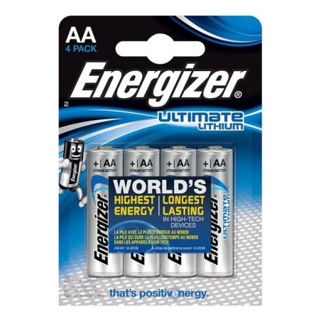 ENERGIZER - ULTIMATE LITHIUM PILA LITIO AA L91 LR6 1,5V BLISTER4