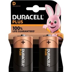 DURACELL - PLUS POWER 100 PILA ALCALINA D LR20 BLISTER2