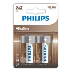 PHILIPS - ALKALINE PILA D LR20 BLISTER2