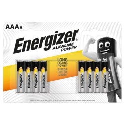 ENERGIZER - ALKALINE POWER PILA ALCALINA AAA LR03 BLISTER8
