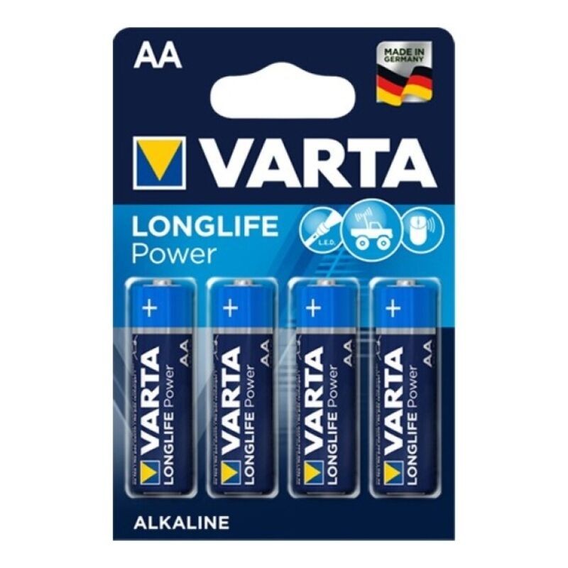 VARTA - LONGLIFE POWER PILA ALCALINA AA LR6 BLISTER4