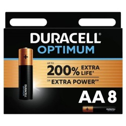 DURACELL - OPTIMUM 200 PILA ALCALINA AA LR6 BLISTER8