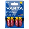 VARTA - MAX POWER PILA ALCALINA AA LR6 BLISTER4
