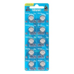 VINNIC - PILA BOTON ALCALINA AG13 L1154F LR44 BLISTER10