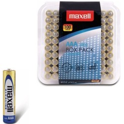 MAXELL - PILA ALCALINA AAA LR03 PACK100 PILAS
