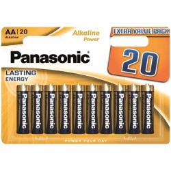 PANASONIC - BRONZE PILA ALCALINA AA LR6 BLISTER20