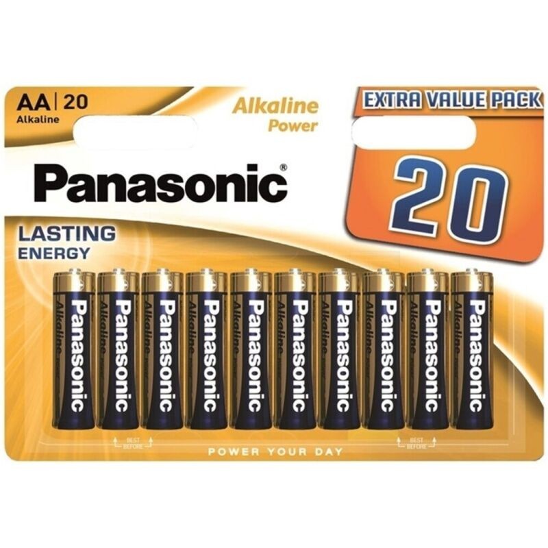 PANASONIC - BRONZE PILA ALCALINA AA LR6 BLISTER20