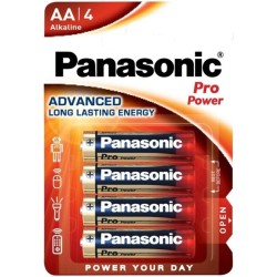 PANASONIC - PRO POWER PILA ALCALINA AA LR6 BLISTER4