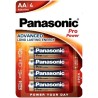 PANASONIC - PRO POWER PILA ALCALINA AA LR6 BLISTER4