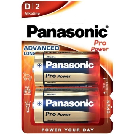 PANASONIC - PRO POWER PILA ALCALINA D LR20 BLISTER2