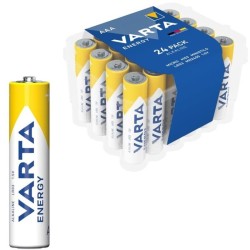VARTA - ENERGY PILA ALCALINA AAA LR03 PACK24 PILAS