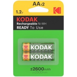 KODAK - PILA RECARGABLE HR6 AA 2600mAh BLISTER2