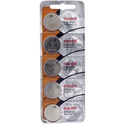 MAXELL - PILA BOTÓN LITIO CR2025 3V BLISTER5
