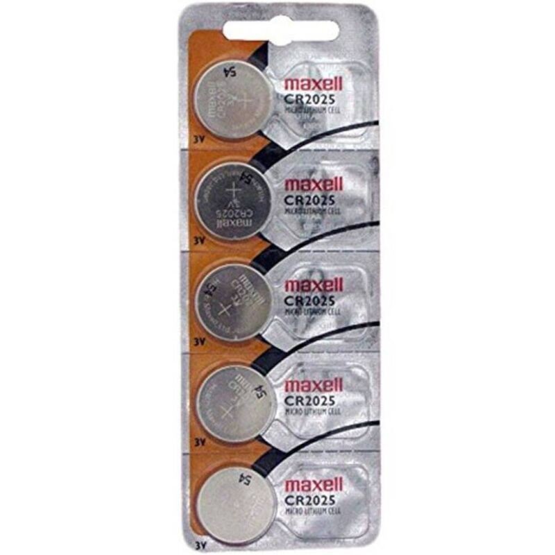 MAXELL - PILA BOTÓN LITIO CR2025 3V BLISTER5