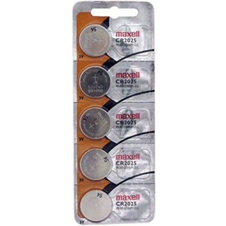 MAXELL - PILA BOTÓN LITIO CR2025 3V BLISTER5