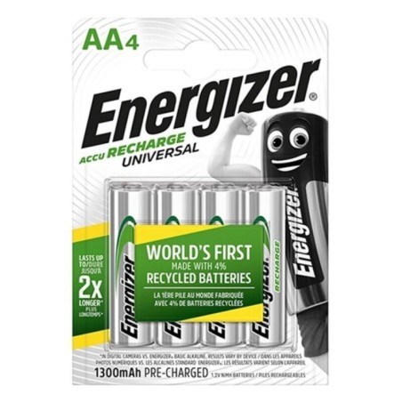 ENERGIZER - UNIVERSAL PILA RECARGABLE HR6 AA 1300mAh BLISTER4