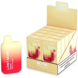LOST MARY - (PACK PROFESIONAL EXPOSITOR - 10 UNIDADES) BM600 VAPER NICOTINA 2 DESECHABLE SABOR TRIPLE MANGO