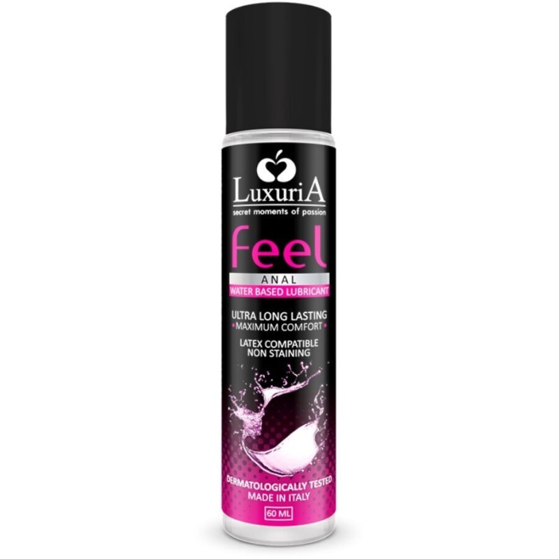 INTIMATELINE - LUXURIA FEEL LUBRICANTE BASE AGUA ANAL 60 ML INTIMATELINE - LUXURIA FEEL LUBRICANTE BASE AGUA ANAL 60 ML