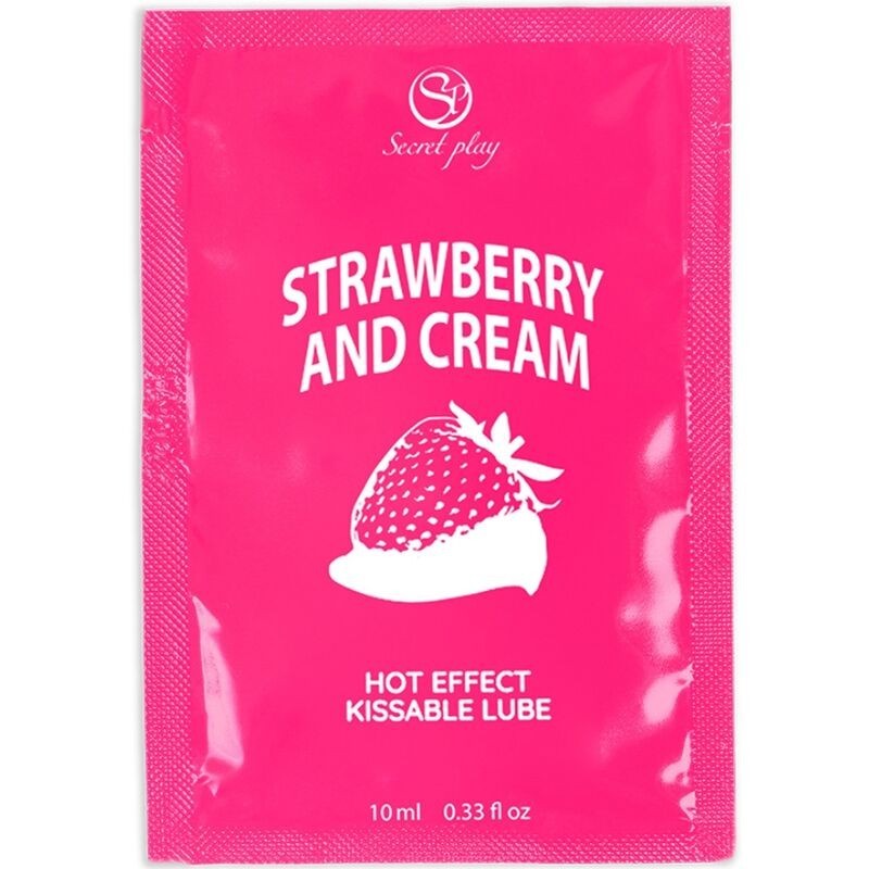 SECRETPLAY - MONODOSIS LUBRICANTE FRESAS and NATA 10 ML