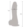 GET REAL - DILDO VIBRADOR ROTADOR UPandDOWN NATURAL