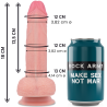 ROCKARMY - MUSTANG DILDO REALÍSTICO LIQUID SILICONE 18 CM -O- 4.14 CM
