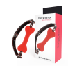 DARKNESS - MORDAZA SILICONA HUESO ROJO
