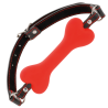 DARKNESS - MORDAZA SILICONA HUESO ROJO