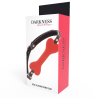 DARKNESS - MORDAZA SILICONA HUESO ROJO