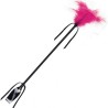 SECRETPLAY - FUSTA and PLUMA NEGRO Y FUCSIA