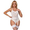 SUBBLIME - 954291 BODY CON CADENAS LIGUEROS BLANCO L-XL