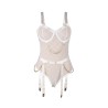 SUBBLIME - 954291 BODY CON CADENAS LIGUEROS BLANCO L-XL