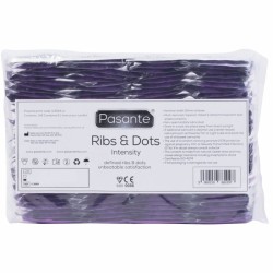 PASANTE - RIBS and DOTS PRESERVATIVOS INTENSITY 144 UNIDADES