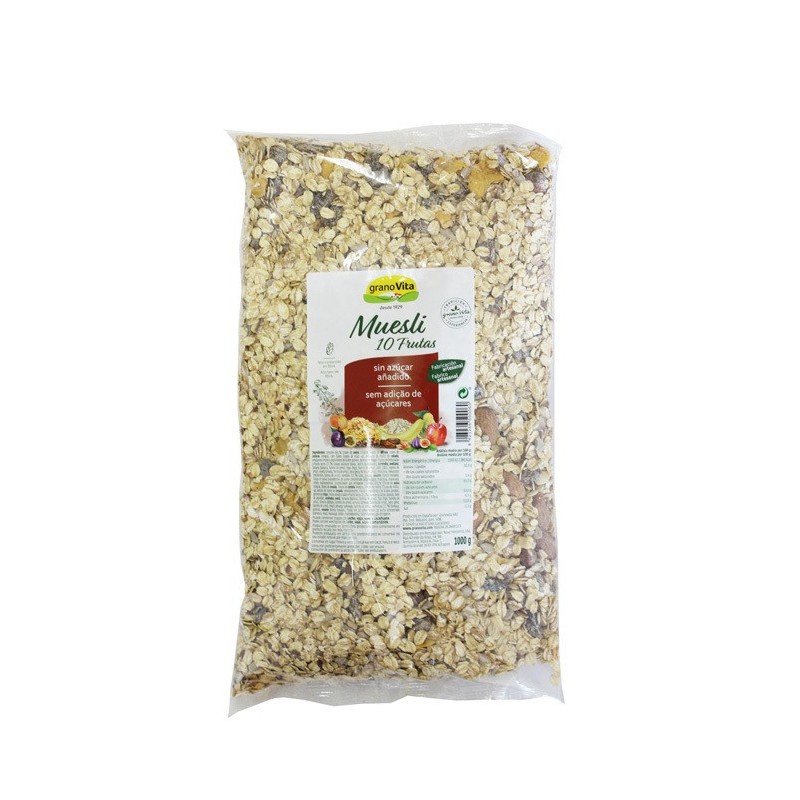 MUESLI 10 FRUTAS 1000GR