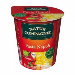 TALLARINES CON SALSA DE TOMATE BIO 59g VASO
