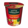 TALLARINES CON SALSA DE TOMATE BIO 59g VASO