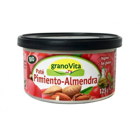 PATE PIMIENTO ALMENDRA BIO LATA 125GR