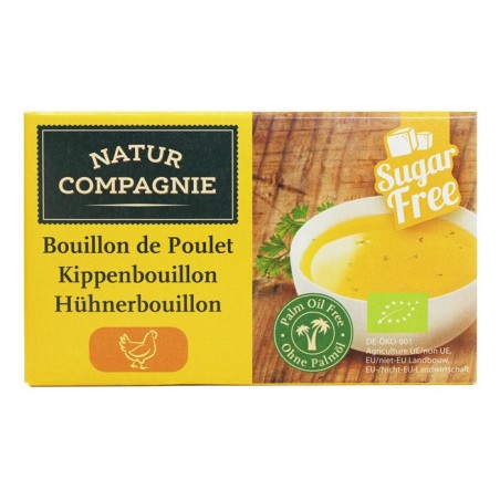CALDO DE POLLO BIO EN PASTILLAS 88GR