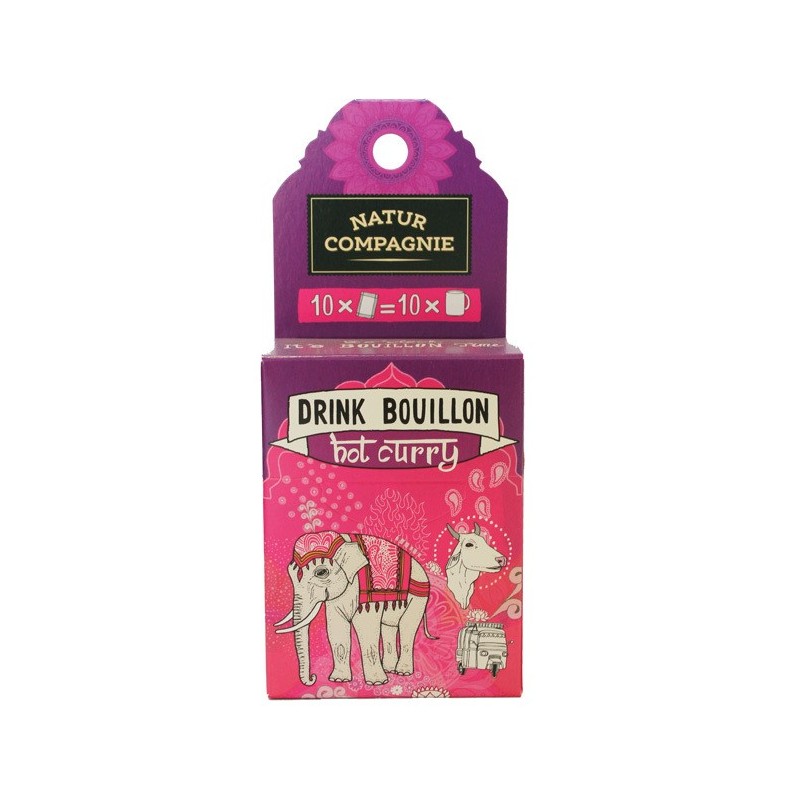DRINK BOUILLON HOT CURRY BIO 50 GR