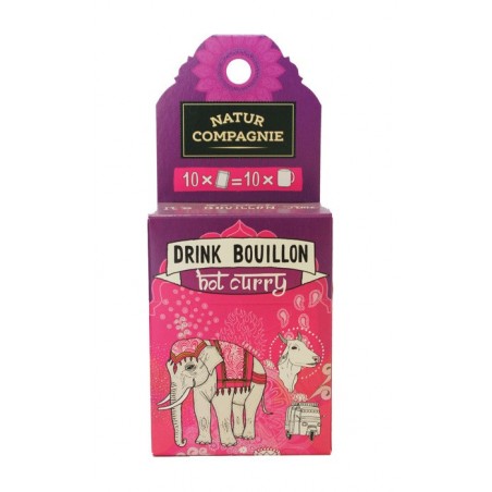 DRINK BOUILLON HOT CURRY BIO 50 GR