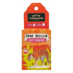 DRINK BOUILLON HOT GINGER (JENGIBRE) BIO 50 GR