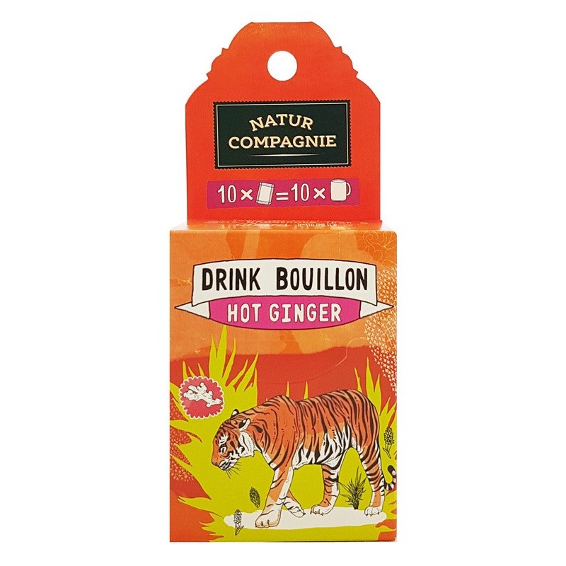 DRINK BOUILLON HOT GINGER (JENGIBRE) BIO 50 GR