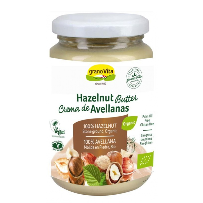 CREMA AVELLANAS BIO 350GR